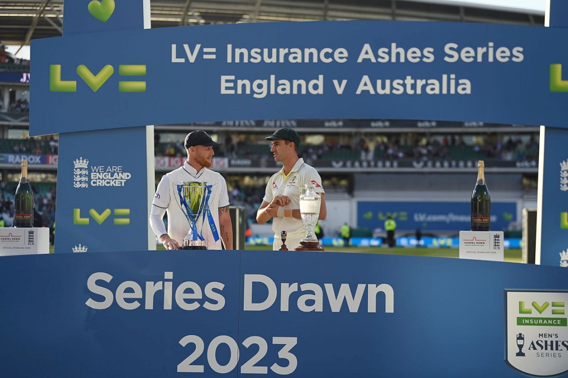 The Ashes series was drawn after five closely contested Tests.